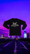 Bani black metallic long sleeve shirt